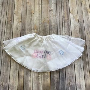 Girl Heaven “Birthday Girl” Tulle and Floral Skirt